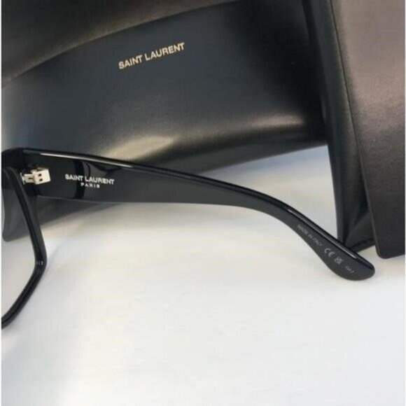 New  - 💯 Authentic Saint Laurent Black Grey Sunglasses SLM9 - Picture 10 of 17
